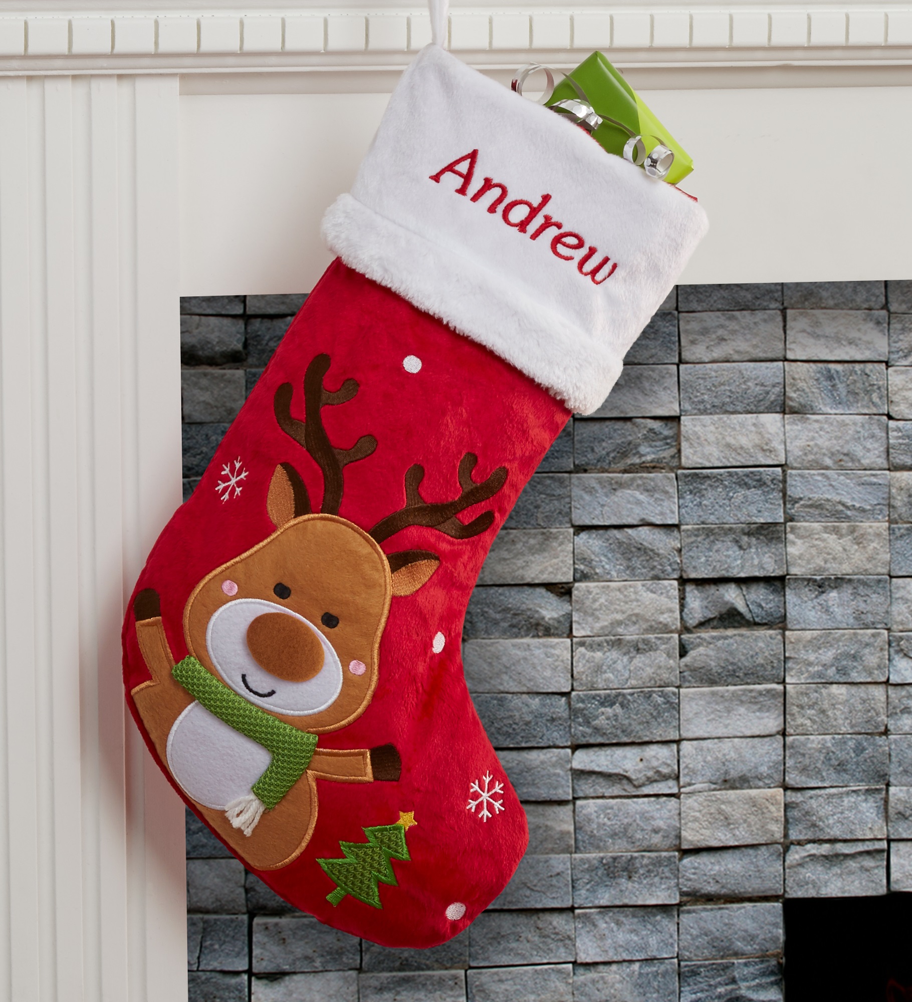 Santa Claus Lane Personalized Christmas Stockings